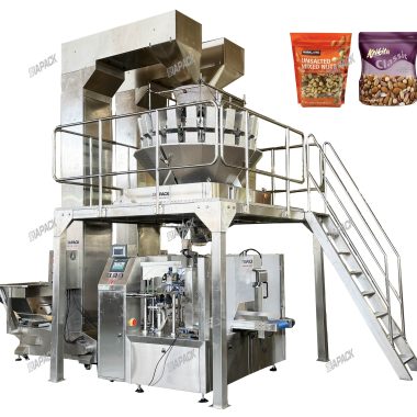 Awtomatikong pagsagol sa mga nuts nga nagtimbang sa pagpuno sa packaging machine