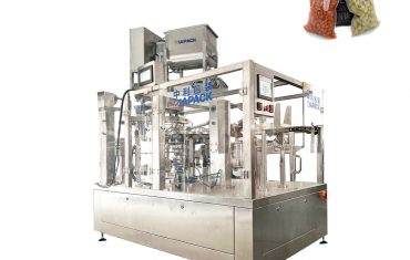 Awtomatikong pre-made bag packingmachine nga adunay pistion filler para sa liquid & paste