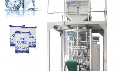 Awtomatikong 5kg ice cube nga nagtimbang sa packaging machine