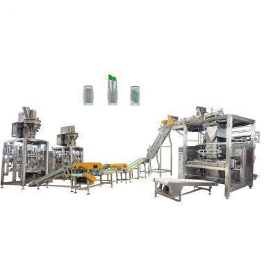 Automatic vffs baling machine para sa gamay nga pouch ngadto sa dako nga PE bag