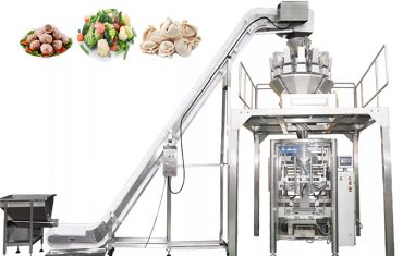 Vertical Bag Forming Filling Sealing Packaging machine para sa frozen nga pagkaon