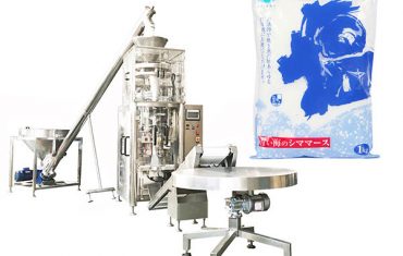 Ang patindog nga porma sa asin mopuno sa makina sa seal nga may volumetric nga tasa