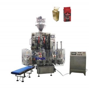 Awtomatikong vacuum brick bag packing machine alang sa coffee powder