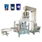 Awtomatikong pre-made pouch fill seal packing machine nga adunay linear scales alang sa granules