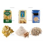 Awtomatikong flat bottom bag nga nagporma sa pagpuno sa label nga packaging alang sa mga lugas