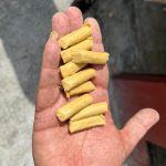 Doble nga balde nga bakus nga nagdala sa pagtimbang nga makina